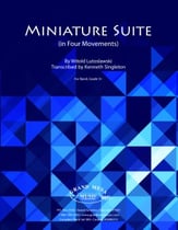 Miniature Suite Concert Band sheet music cover